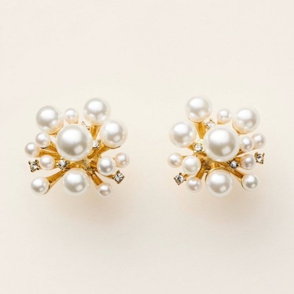 kate spade Jewelry - Pearl Cluster Stud Earrings - kate spade new york x Target White/Gold